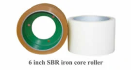 SBR roller rubber coated
